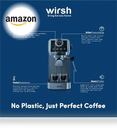 Espresso Machine — Coffee & Espresso Combos, wirsh