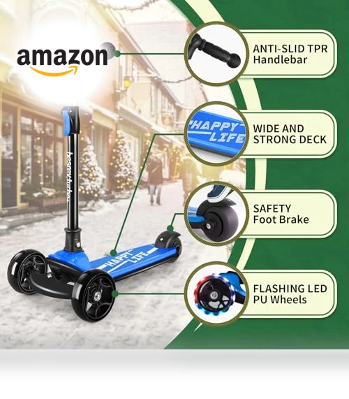 Kick Scooter for Kids — Push Scooters, besrey