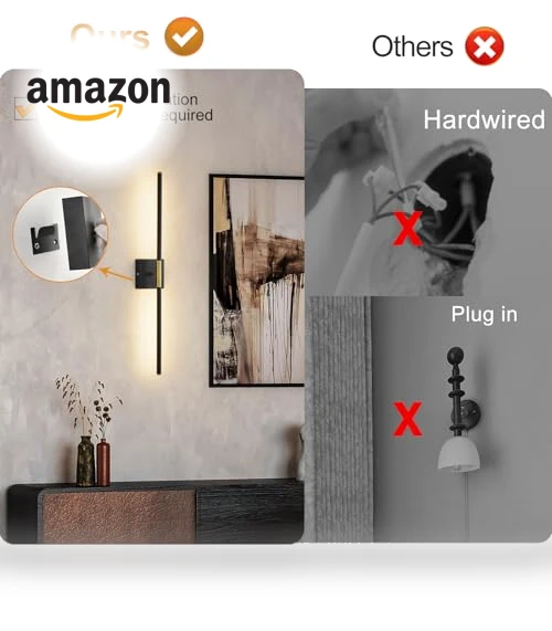 LED Wall Sconces Set of 2 — Wall Lighting, ZEBALINE