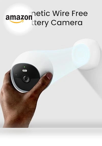 Magnetic Indoor Outdoor Camera — Smart Home Security, youkey