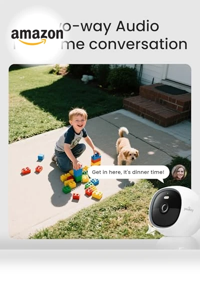 Magnetic Indoor Outdoor Camera — Smart Home Security, youkey