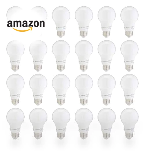 Non-Dimmable LED Light Bulbs — Incandescent, Amazon Basics