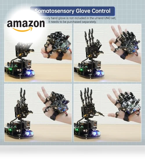 Open Source AI Bionic Robotic Hand — Robotic Enhancements, Hiwonder
