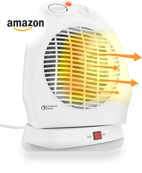 Oscillating Space Heater — Portable Heating Solutions, Comfort Zone