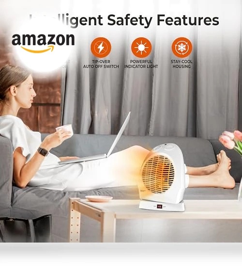 Oscillating Space Heater — Portable Heating Solutions, Comfort Zone