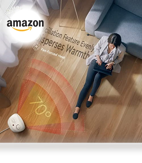 Oscillating Space Heater — Portable Heating Solutions, Comfort Zone