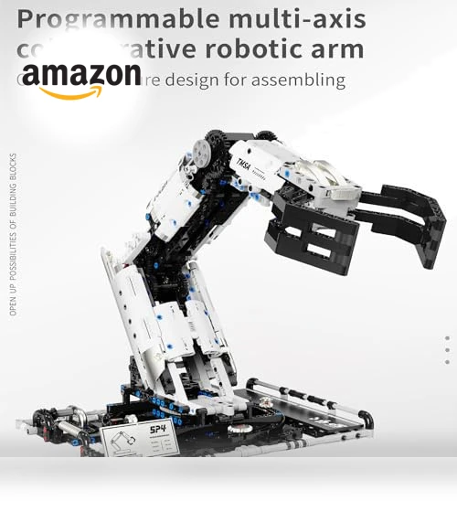 Programmable Multi-Axis Robotic Arm Building Kit — Construction Kits, VANLINNY