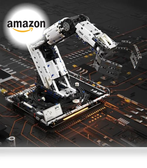 Programmable Multi-Axis Robotic Arm Building Kit — Construction Kits, VANLINNY