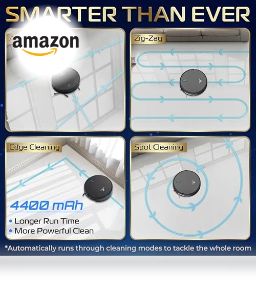Robot Vacuum and Mop Combo — Smart Cleaning Robots, SereneLife