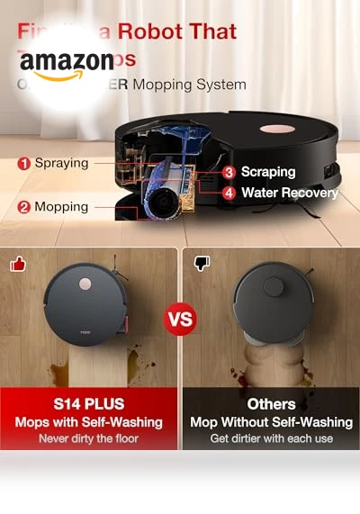 Robot Vacuum and Mop — Smart Cleaning Robots, YEEDI