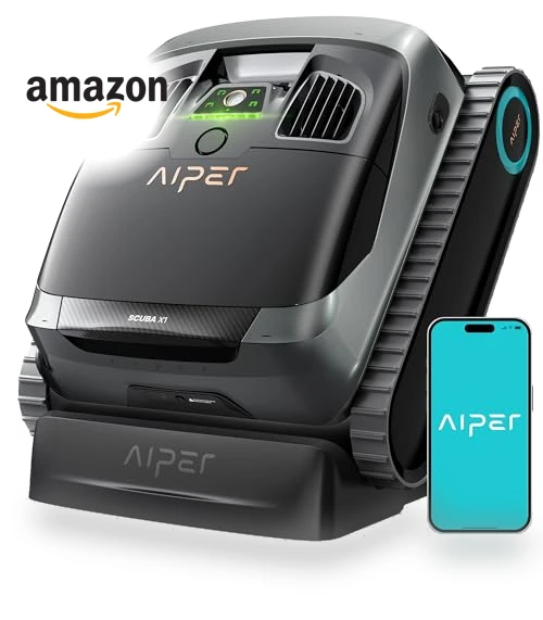Scuba X1 Cordless Robotic Pool Cleaner — Automated Pool Maintenance, AIPER