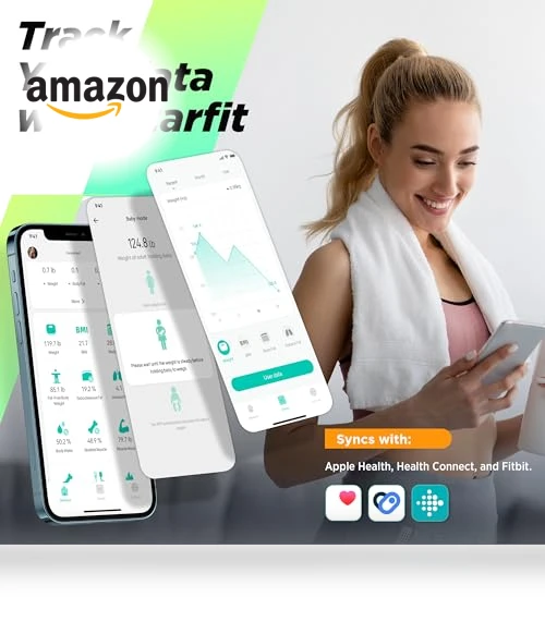 Smart Scale for Body Weight and Fat Percentage — Weight Management Tools, runstar