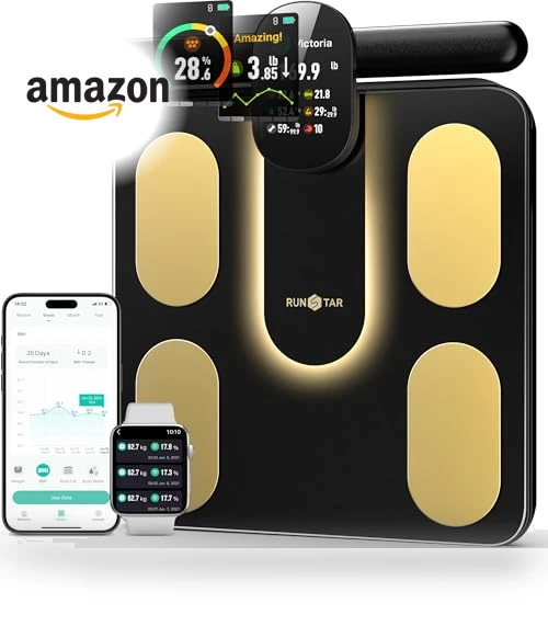 Smart Scale with Body Composition Analysis — Weight Management Tools, runstar