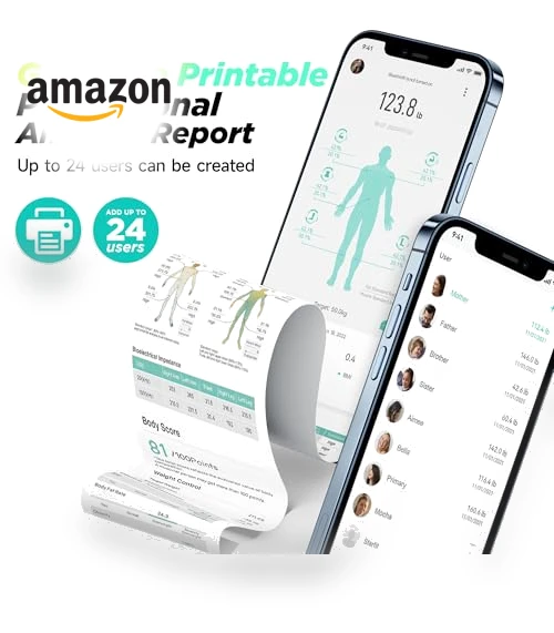 Smart Scale with Body Composition Analysis — Weight Management Tools, runstar