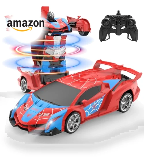 Spider RC Car Transform Robot — Remote Control Cars, DEERC