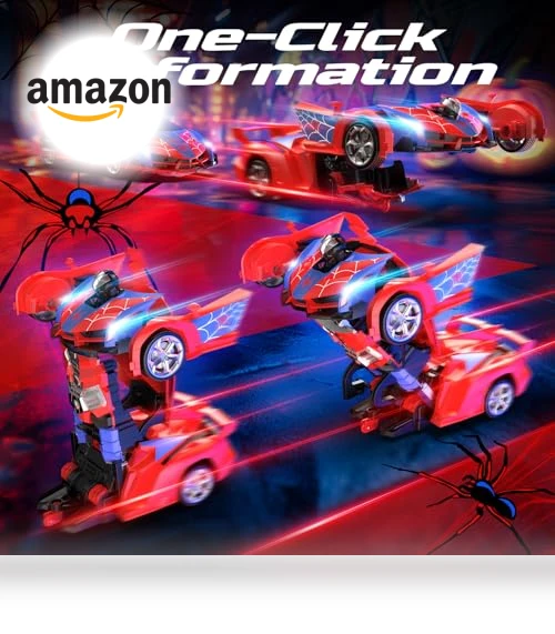 Spider RC Car Transform Robot — Remote Control Cars, DEERC