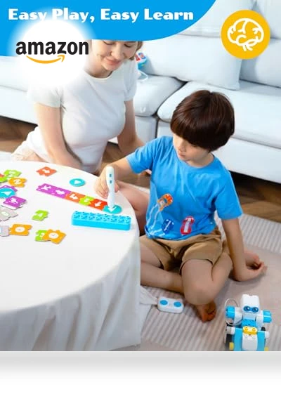STEM Card & Pen Coding Robot Kit for Kids — Construction Kits, Whalesbot