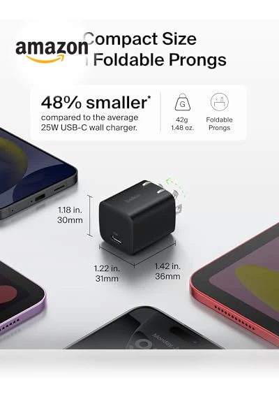 USB C Charger Block 25W (2 Pack) — Chargers, Belkin