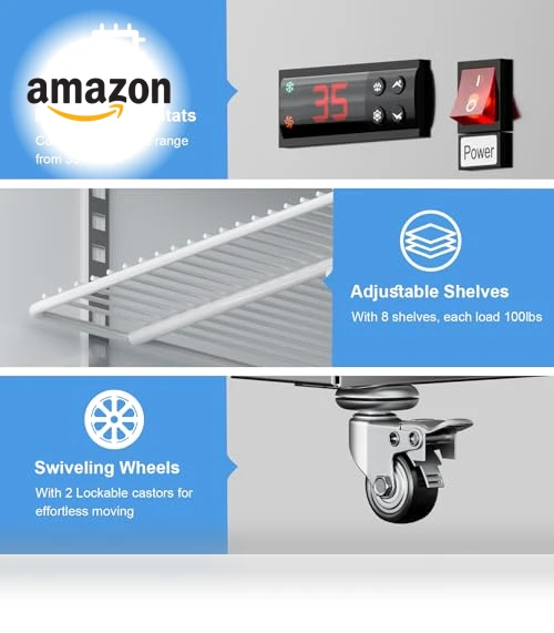 4 Door Commercial Refrigerator — Mini Fridges, ECEVT