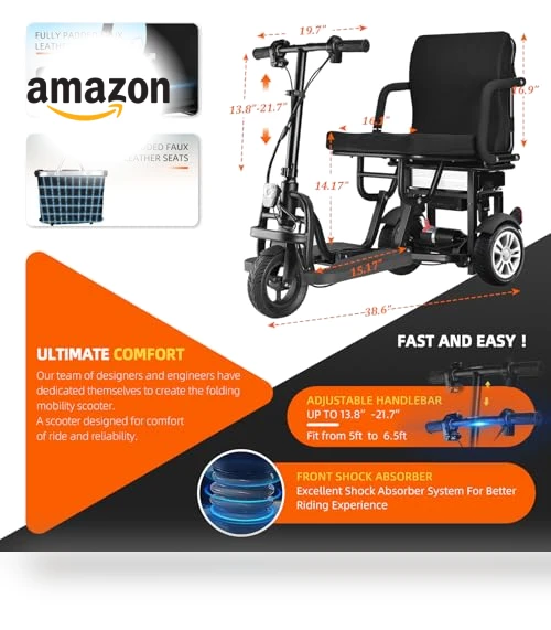 Airline Approved Lightweight Mobility Scooter — Push Scooters, MUJO