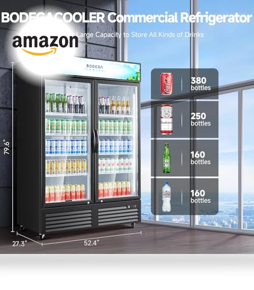 Commercial Merchandiser Refrigerator — Mini Fridges, BODEGA