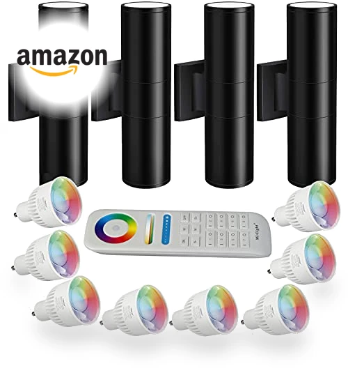 Double Up Down Outdoor Wall Lights — Garden Illumination, rosykite