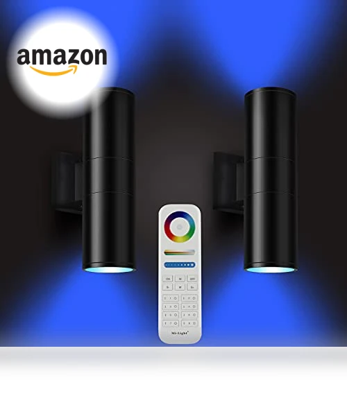 Double Up Down Outdoor Wall Lights — Garden Illumination, rosykite