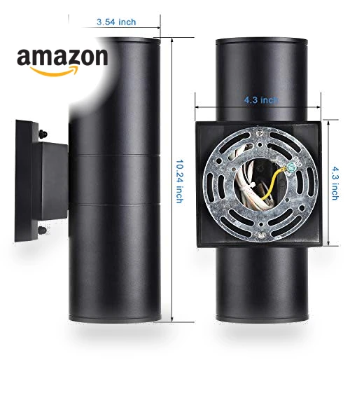 Double Up Down Outdoor Wall Lights — Garden Illumination, rosykite