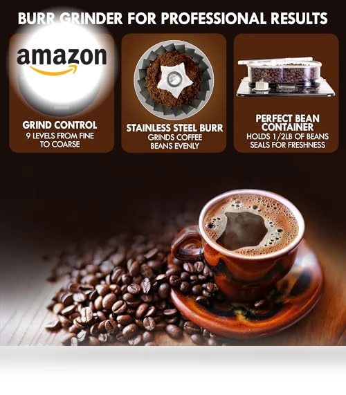 Elite Grind And Brew Coffee Maker — Electric Blade Coffee Grinders, Koolatron