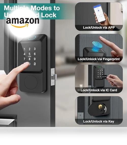 Keyless Entry Smart Door Lock — Biometric Security, Mutak