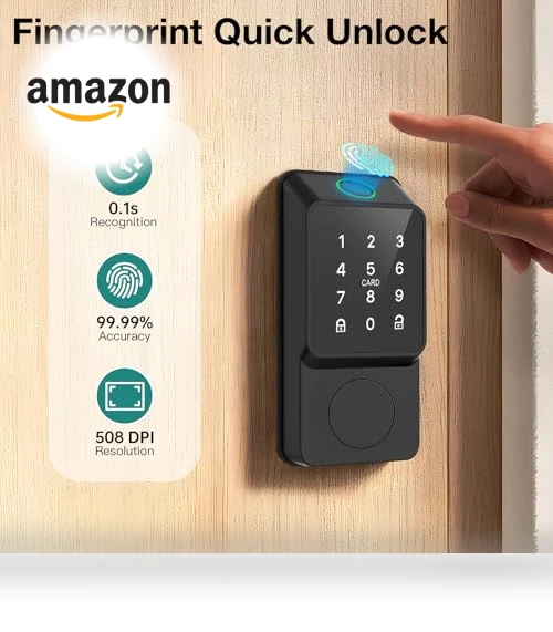 Keyless Entry Smart Door Lock — Biometric Security, Mutak