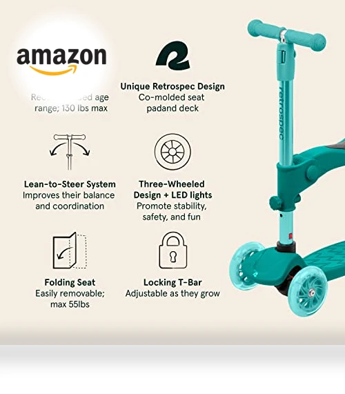Kids’ Kick Scooter — Push Scooters, Retrospec