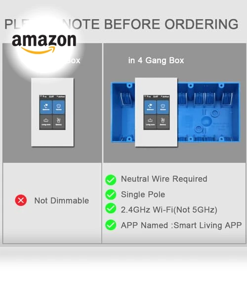 LCD Smart Light Switch — Smart Home Modules, LANBON