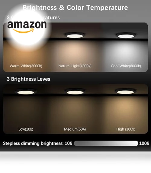 LED Ceiling Light with Motion Sensor — Overhead Lighting