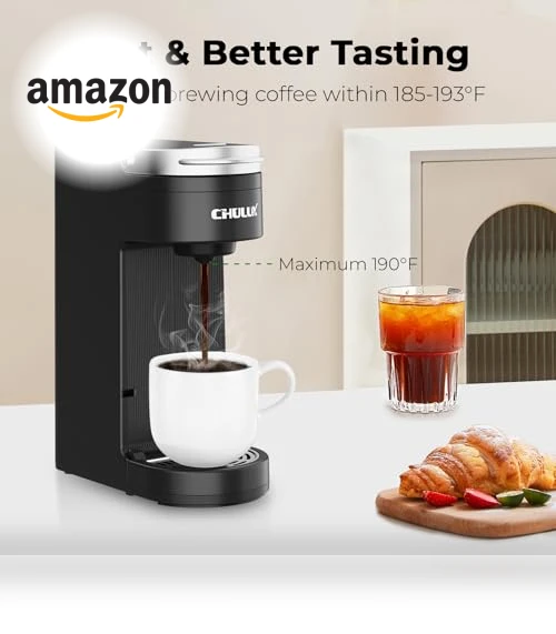 Slim Single Serve Coffee Maker — Brewing Excellence, CHULUX