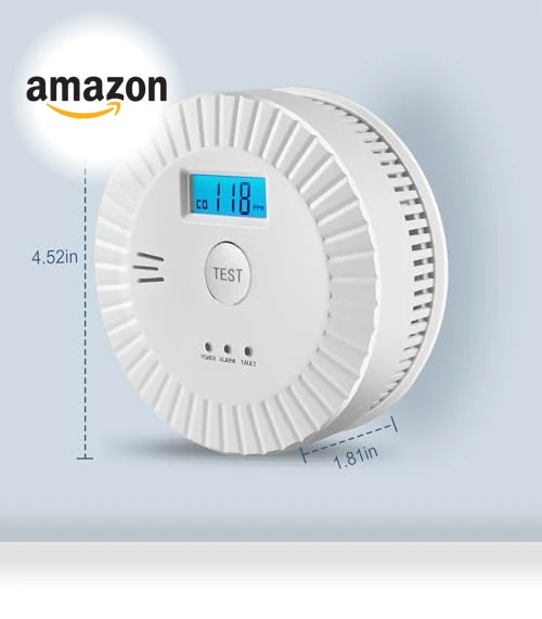 Smoke and Carbon Monoxide Detector Combo — Carbon Monoxide Detectors, OLUNCLE