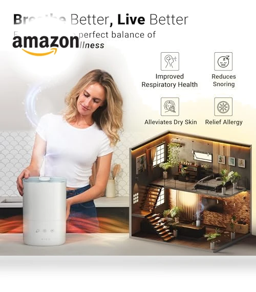 Ultrasonic Humidifier — Air Moisturizers, MIKO