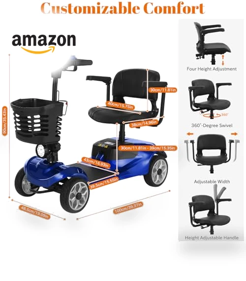 4-Wheel Mobility Scooter — Mobility Scooters, Mbxcooter