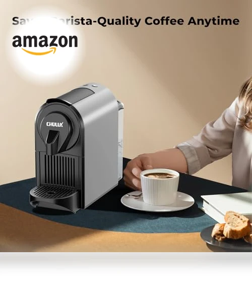 Compact Espresso Machine — Coffee & Espresso Combos, CHULUX