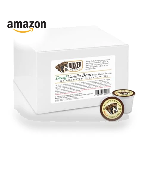 Decaf Vanilla Bean Coffee Pods — Coffee, Boxer Coffee