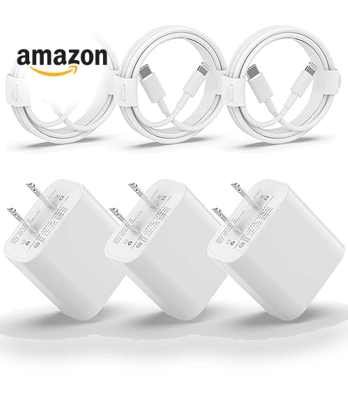 Fast Charging Wall Charger with Cable — Chargers, ABCSQUAD