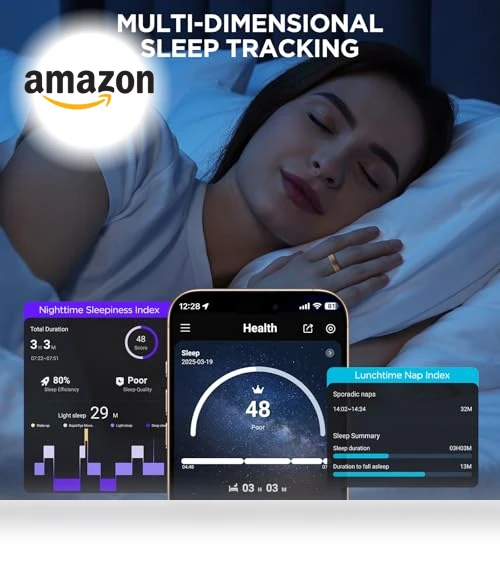 Fitness Tracker Smart Ring — Arm & Wrist Wearables, Amwentu