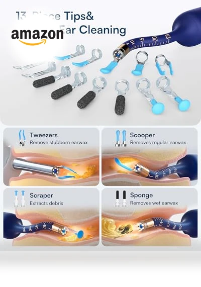 Flexible Ear Wax Removal Tool Camera — Wax Removal, BEBIRD