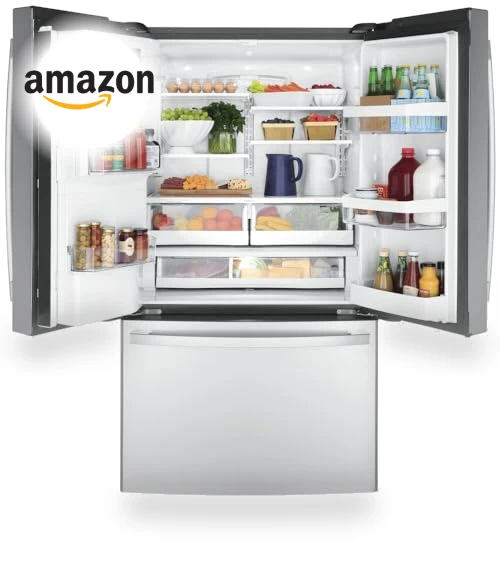 French Door Counter Depth Refrigerator — Mini Fridges, GE