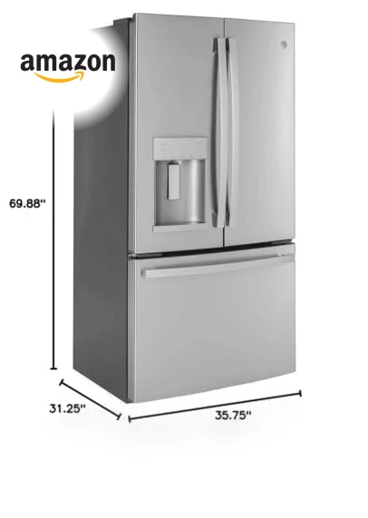 French Door Counter Depth Refrigerator — Mini Fridges, GE