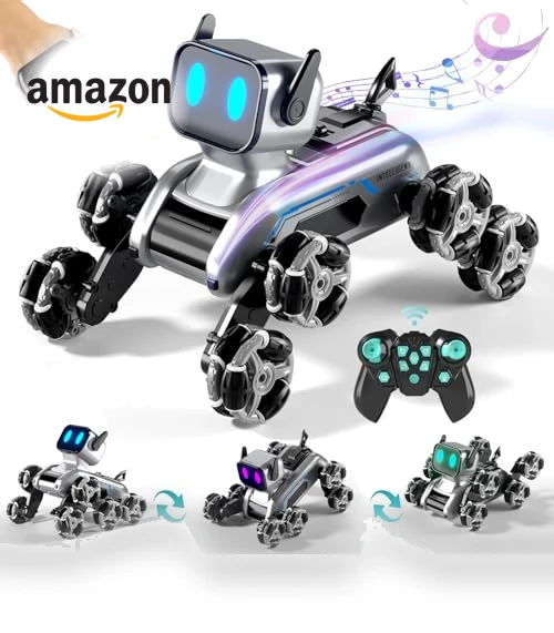 Gesture Sensing Stunt RC Robot Dog — Interactive Figures & Robots, BLF FUN