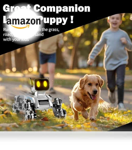 Gesture Sensing Stunt RC Robot Dog — Interactive Figures & Robots, BLF FUN