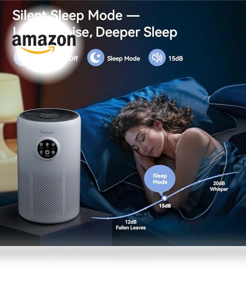 HEPA Air Purifier for Large Rooms — Activated Carbon Air Purifiers, Tailulu
