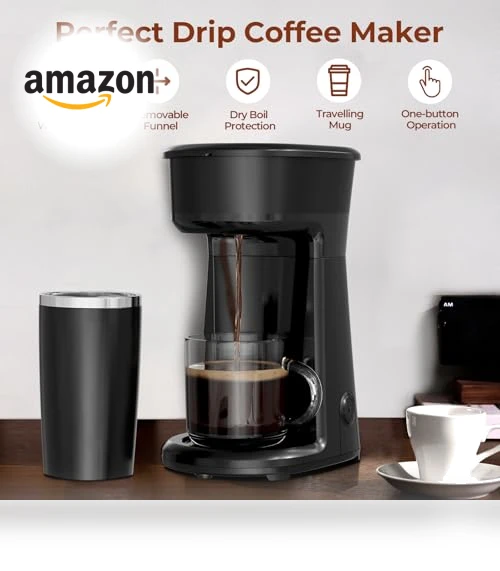 Mini Single Serve Coffee Maker Brewer — Brewing Excellence, Havato