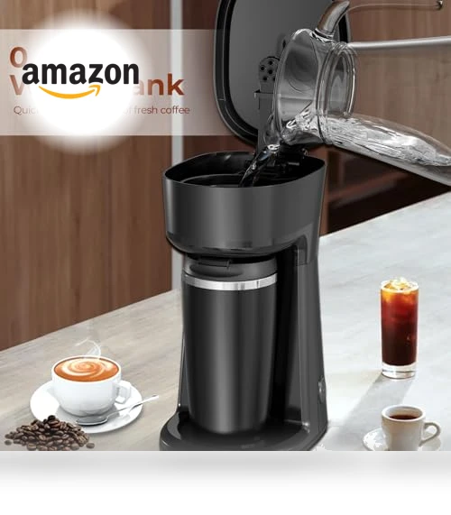 Mini Single Serve Coffee Maker Brewer — Brewing Excellence, Havato